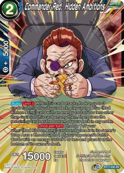 Commander Red, Hidden Ambitions #BT17-036 · Dragon Ball Super CCG