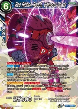 Red Ribbon Robot, Colossal Power #BT17-038 · Dragon Ball Super CCG