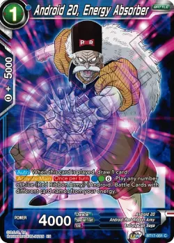 Android 20, Energy Absorber #BT17-051 · Dragon Ball Super CCG