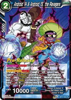 Android 14 & Android 15, the Ravagers #BT17-054 · Dragon Ball Super CCG