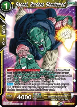 Saonel, Burdens Shouldered #BT17-102 · Dragon Ball Super CCG