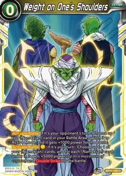 Weight on One's Shoulders #BT17-106 · Dragon Ball Super CCG