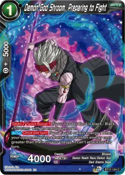 Demon God Shroom, Preparing to Fight 「BT17-124」「EN」