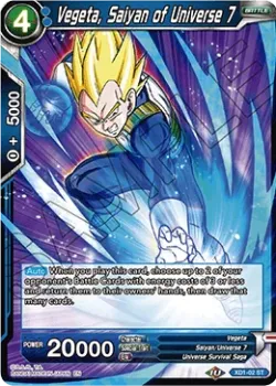 Vegeta, Saiyan of Universe 7 「XD1-02」「EN」