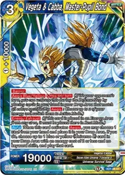 Vegeta & Cabba, Master-Pupil Bond 「XD1-08」「EN」