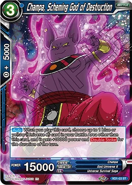 Champa, Scheming God of Destruction 「XD1-03」「EN」