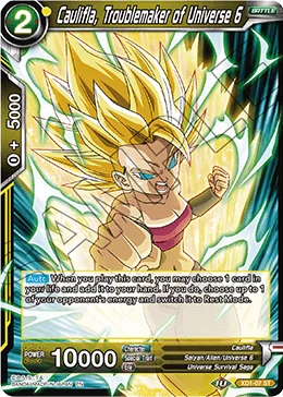 Caulifla, Troublemaker of Universe 6 「XD1-07」「EN」