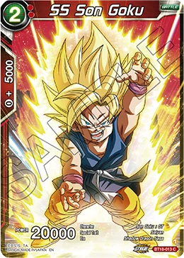 SS Son Goku 「BT18-013」「EN」