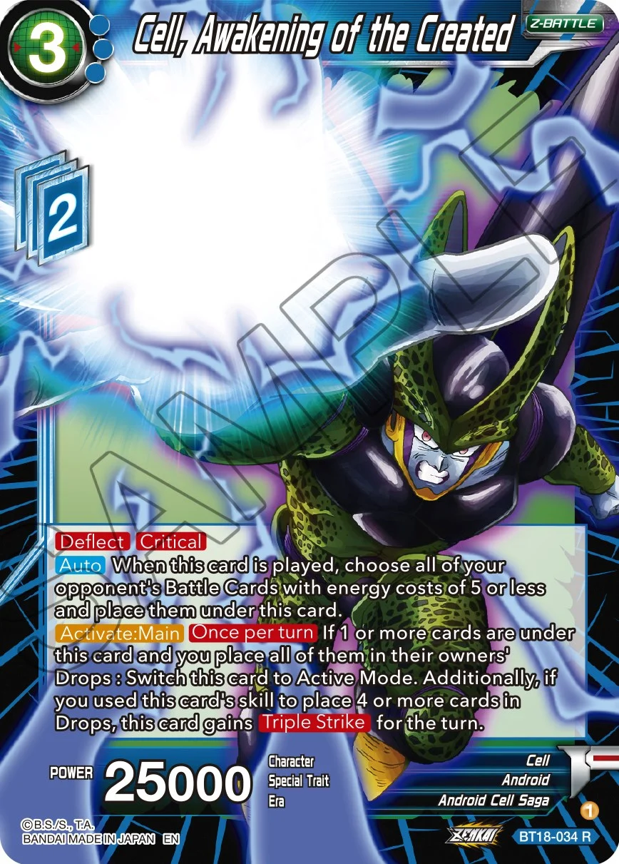 Cell, Awakening of the Created 「BT18-034_PR」「EN」