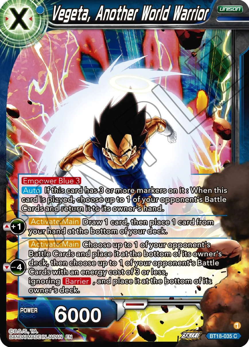 Vegeta, Another World Warrior 「BT18-035」「EN」