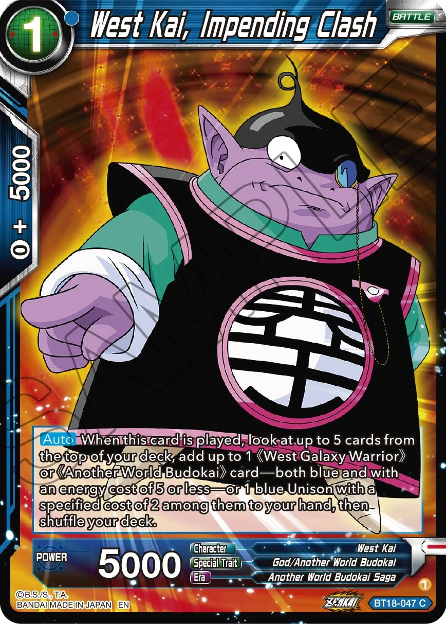 West Kai, Impending Clash 「BT18-047」「EN」