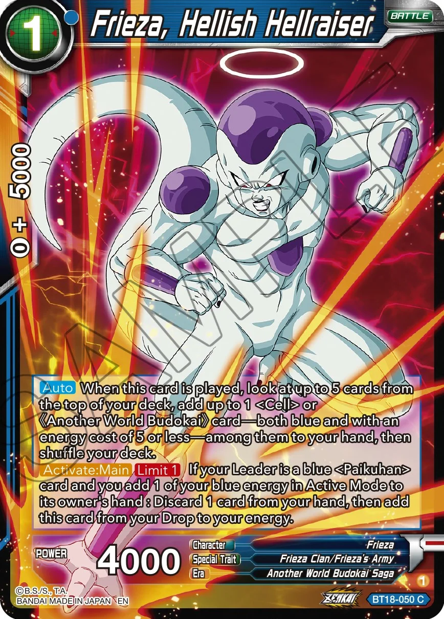 Frieza, Hellish Hellraiser 「BT18-050」「EN」
