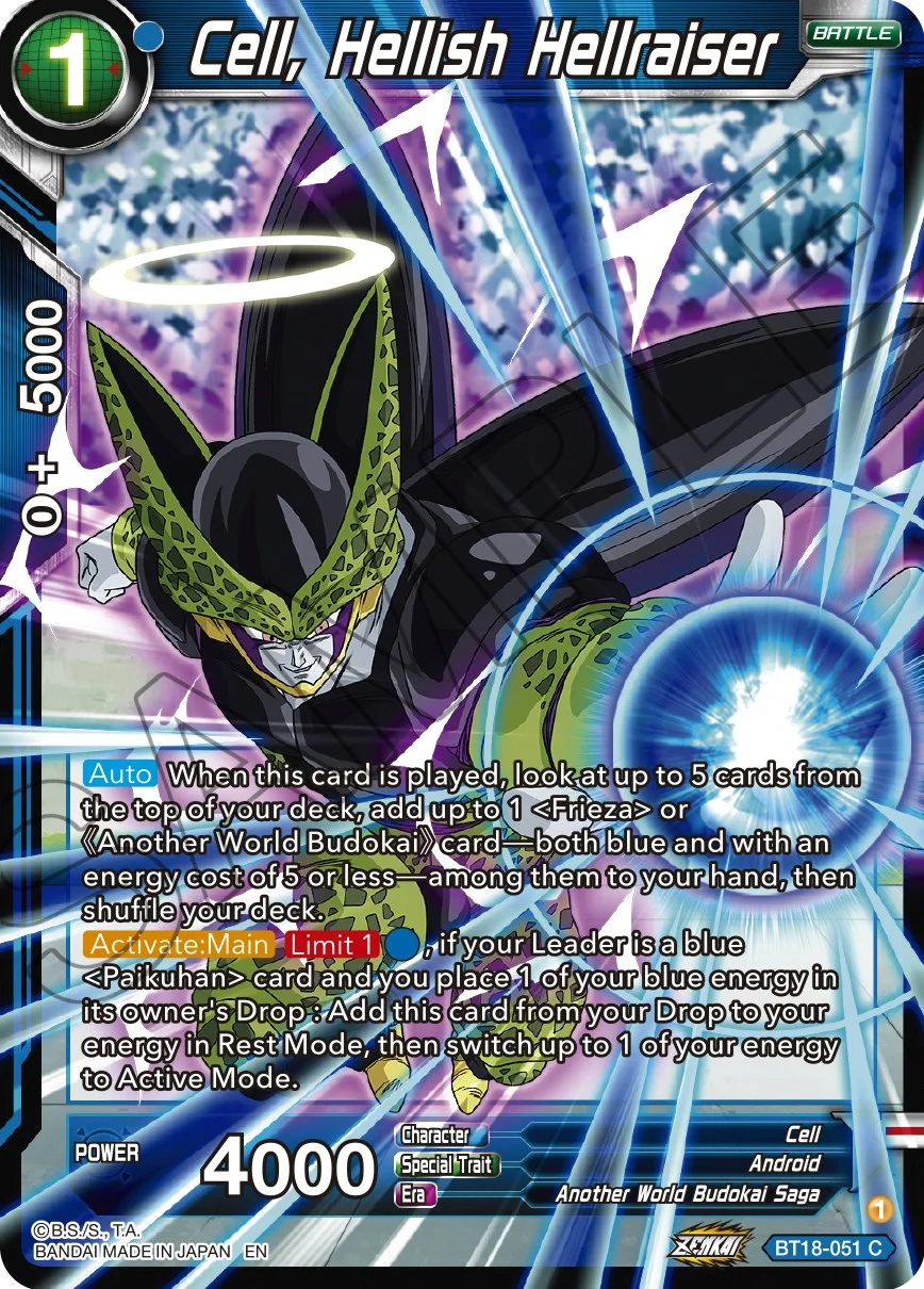 Cell, Hellish Hellraiser 「BT18-051」「EN」