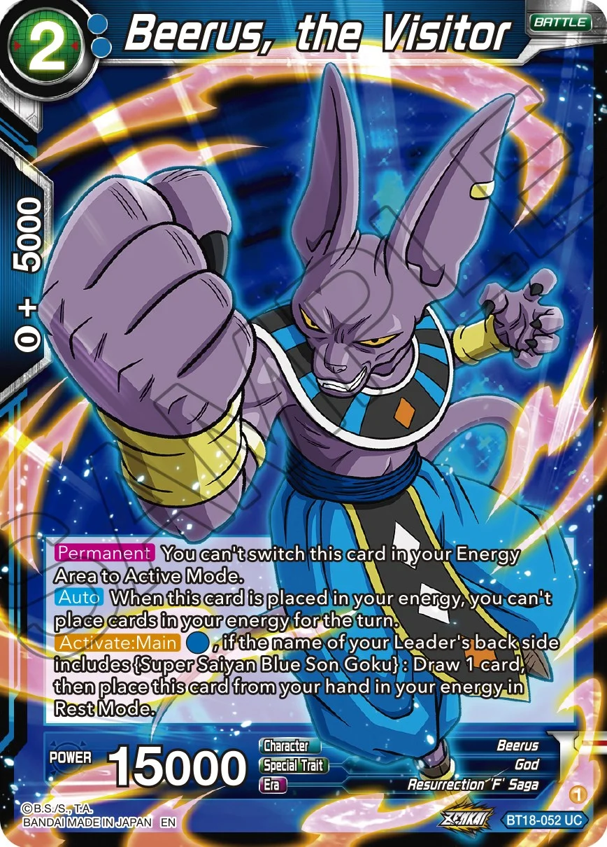 Beerus, the Visitor 「BT18-052」「EN」