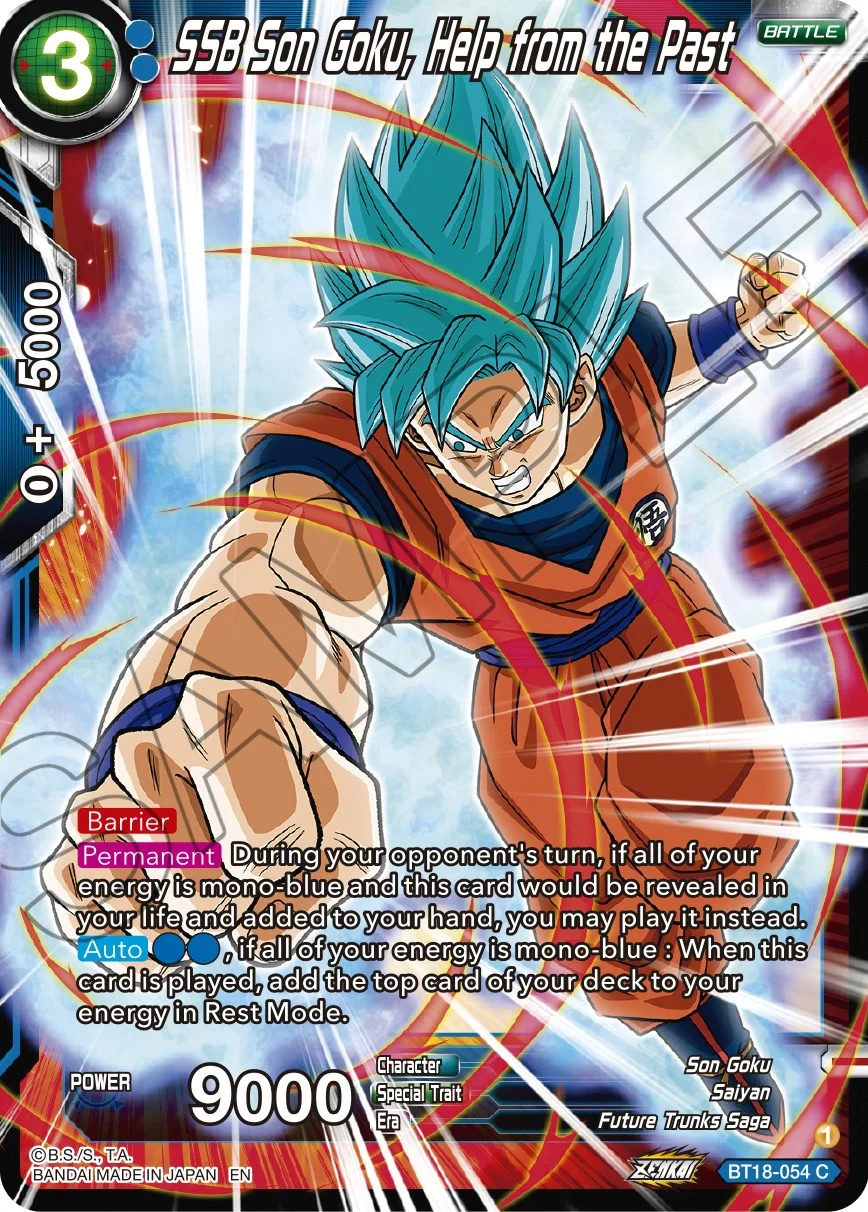 SSB Son Goku, Help from the Past 「BT18-054」「EN」