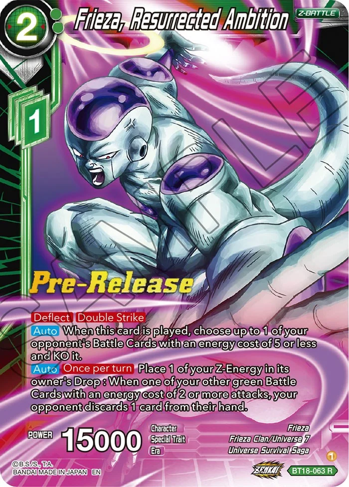 Frieza, Resurrected Ambition 「BT18-063」「EN」