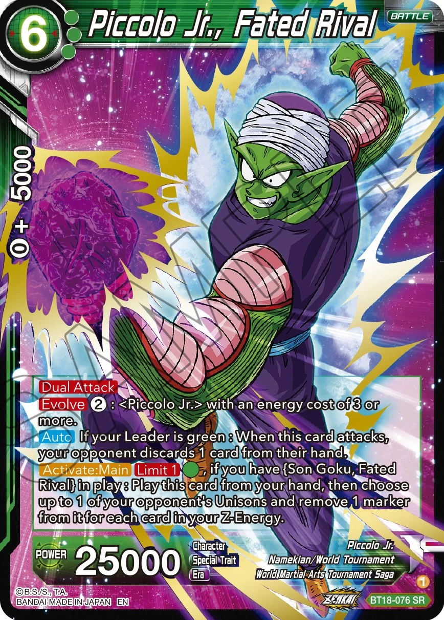 Piccolo Jr., Fated Rival 「BT18-076_SPR」「EN」