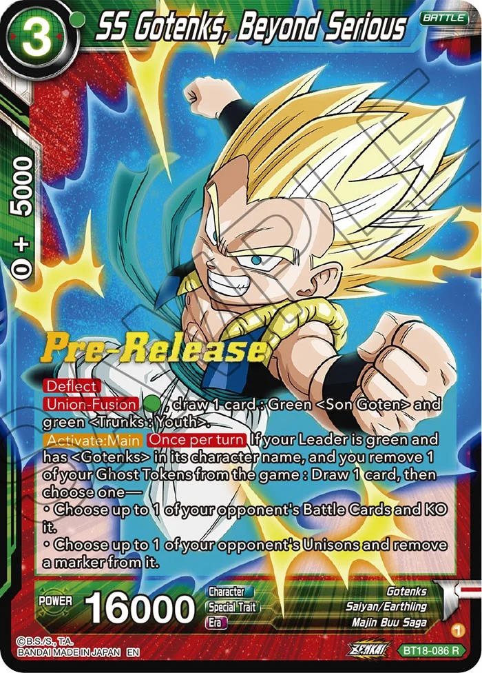 SS Gotenks, Beyond Serious 「BT18-086_PR」「EN」