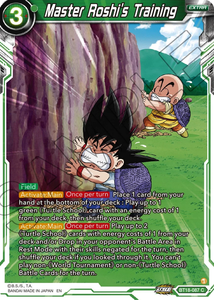 Master Roshi's Training 「BT18-087」「EN」