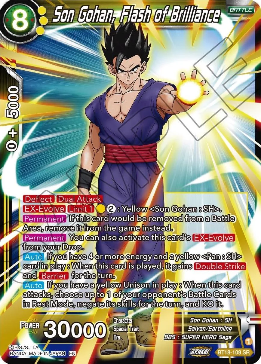 Son Gohan, Flash of Brilliance 「BT18-109_SPR」「EN」