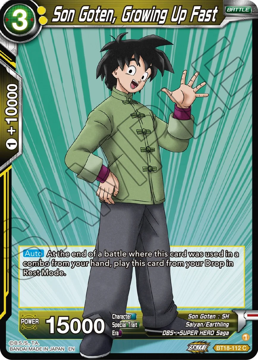 Son Goten, Growing Up Fast 「BT18-112」「EN」