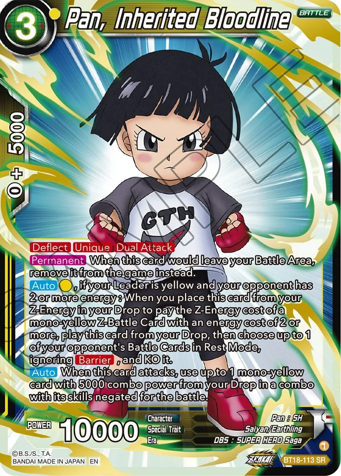 Pan, Inherited Bloodline 「BT18-113_SPR」「EN」