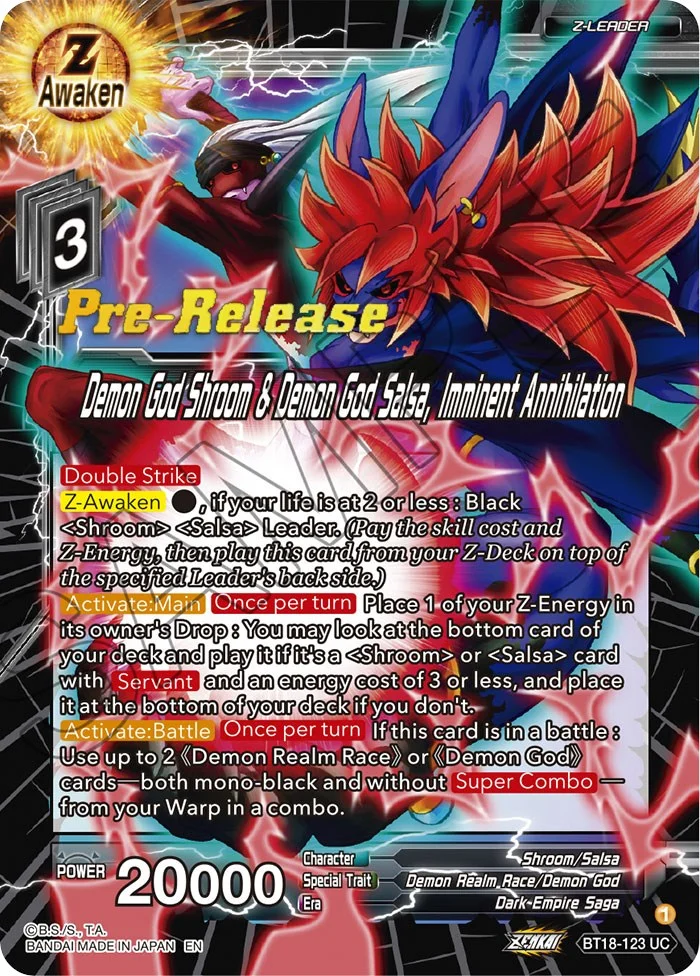 Demon God Shroom & Demon God Salsa, Imminent Annihilation 「BT18-123」「EN」