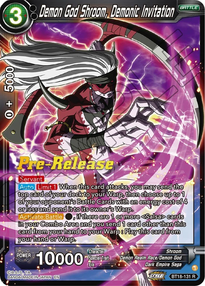 Demon God Shroom, Demonic Invitation 「BT18-131」「EN」
