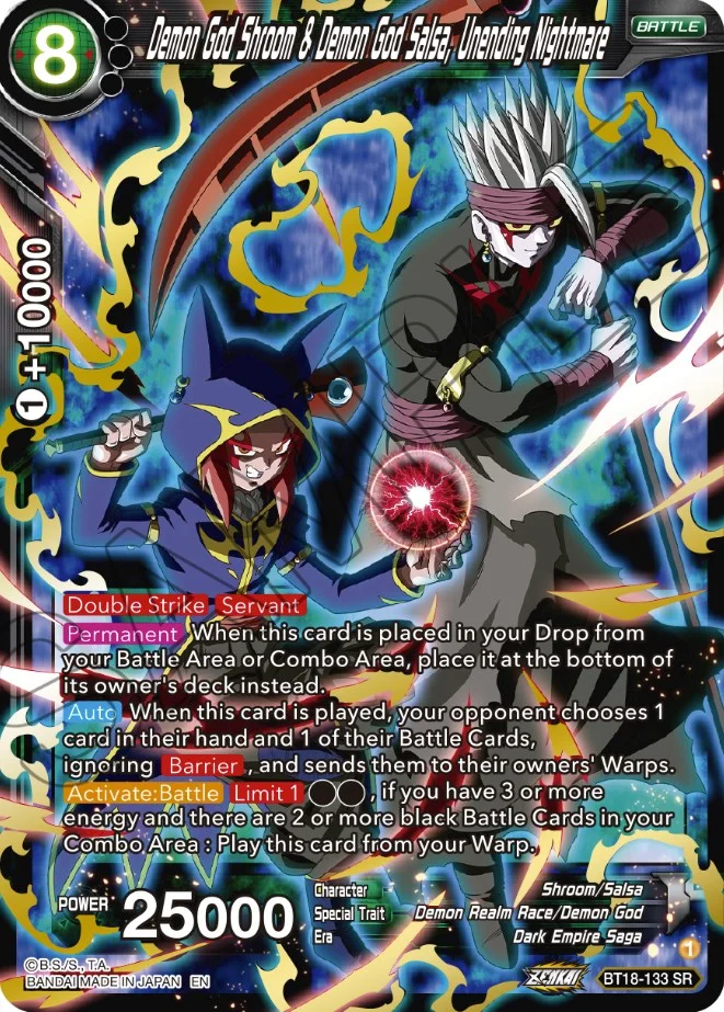 Demon God Shroom & Demon God Salsa, Unending Nightmare 「BT18-133」「EN」