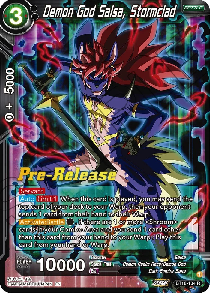 Demon God Salsa, Stormclad 「BT18-134」「EN」