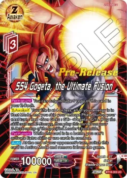 SS4 Gogeta, the Ultimate Fusion #BT18-003 · Dragon Ball Super: Masters