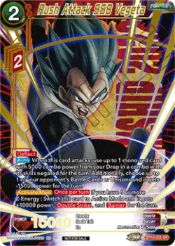 Rush Attack SSB Vegeta #BT18-005_PR02 · Dragon Ball Super: Masters