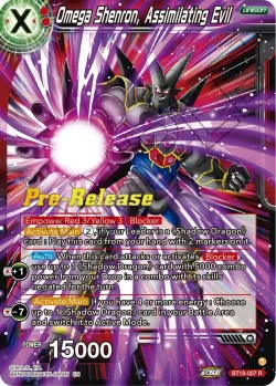 Omega Shenron, Assimilating Evil #BT18-007 · Dragon Ball Super: Masters