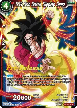 SS4 Son Goku, Digging Deep #BT18-011 · Dragon Ball Super: Masters