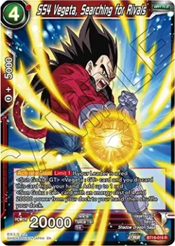 SS4 Vegeta, Searching for Rivals #BT18-016 · Dragon Ball Super: Masters