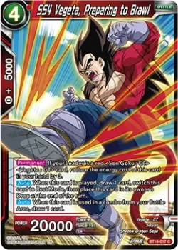 SS4 Vegeta, Preparing to Brawl #BT18-017 · Dragon Ball Super: Masters