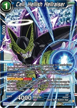 Cell, Hellish Hellraiser #BT18-051 · Dragon Ball Super: Masters