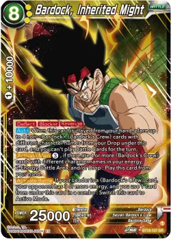 Bardock, Inherited Might #BT18-107 · Dragon Ball Super: Masters