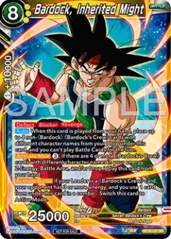 Bardock, Inherited Might #BT18-107_PR02 · Dragon Ball Super: Masters