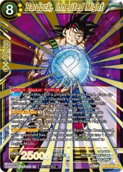 Bardock, Inherited Might #BT18-107_SPR02 · Dragon Ball Super: Masters