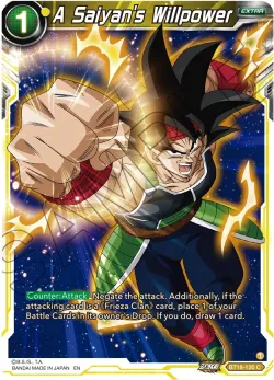 A Saiyan's Willpower 「BT18-120」「EN」