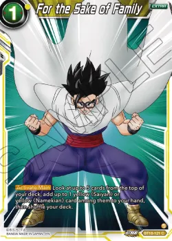 For the Sake of Family 「BT18-121」「EN」