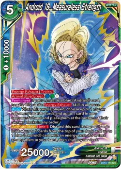 Android 18, Measureless Strength 「BT18-144_PR」「EN」