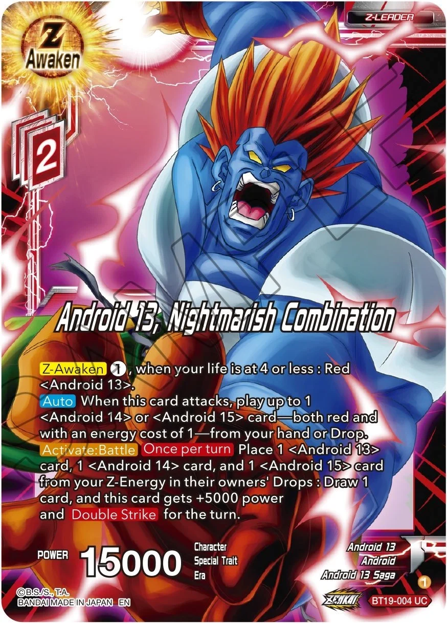 Android 13, Nightmarish Combination 「BT19-004」「EN」