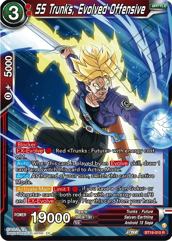 SS Trunks, Evolved Offensive 「BT19-015」「EN」