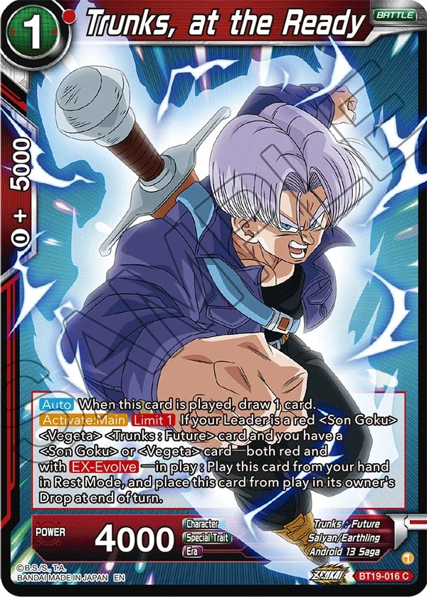 Trunks, at the Ready 「BT19-016」「EN」