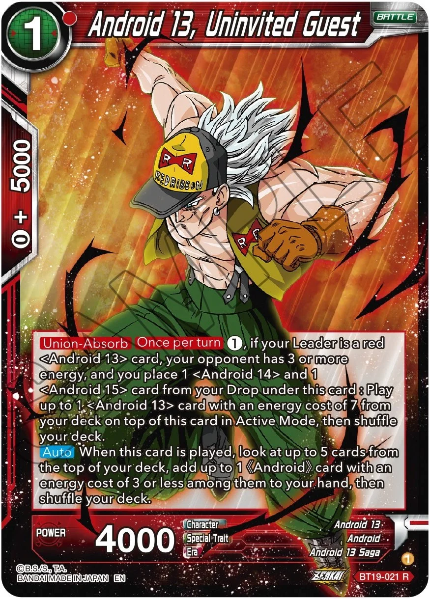 Android 13, Uninvited Guest 「BT19-021」「EN」