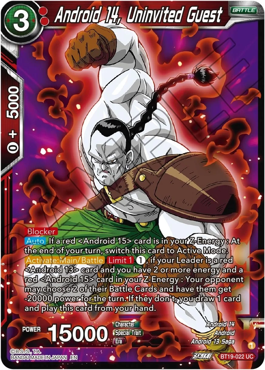Android 14, Uninvited Guest 「BT19-022」「EN」