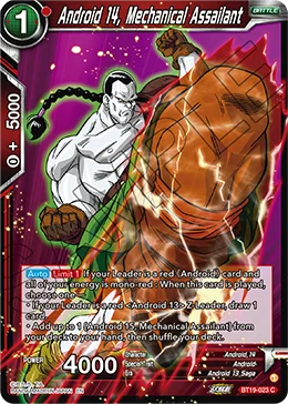 Android 14, Mechanical Assailant 「BT19-023」「EN」