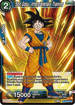 Son Goku, Interplanetary Training 「BT19-045」「EN」